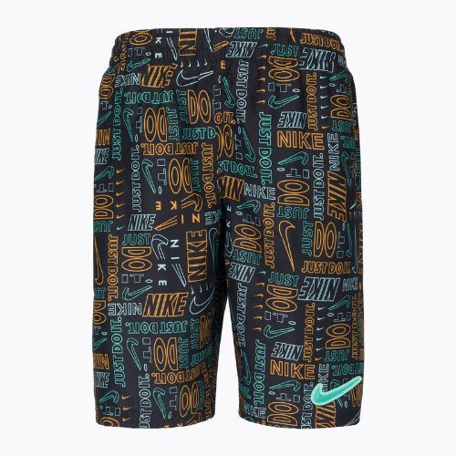 Szorty kąpielowe dziecięce Nike Logo Mashup 8" Volley black