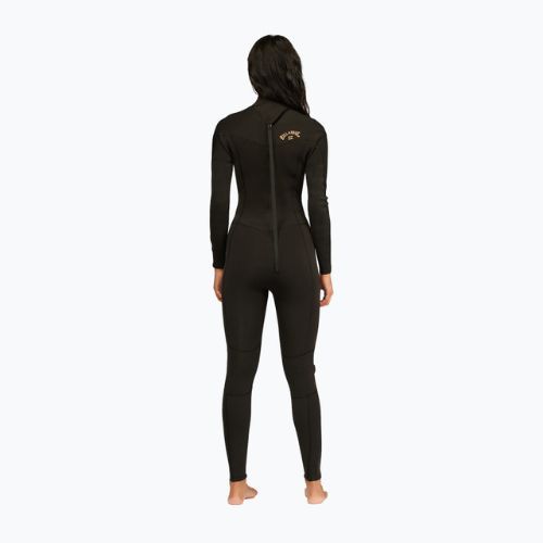 Pianka do pływania damska Billabong 4/3 mm Synergy Back Zip black tie dye