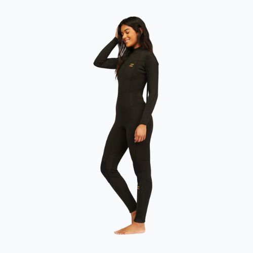 Pianka do pływania damska Billabong 4/3 mm Synergy Back Zip black tie dye