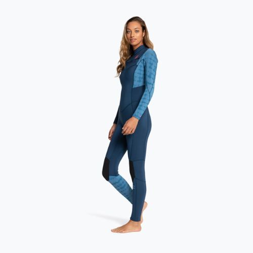 Pianka do pływania damska Billabong 4/3 mm Synergy Chest Zip blue wave