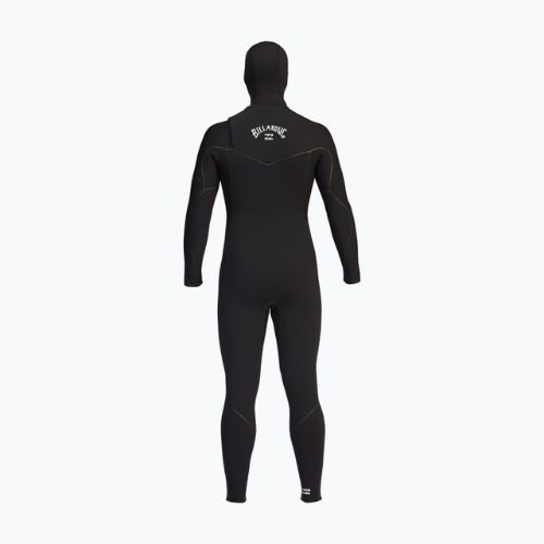 Pianka do pływania męska Billabong 5/4 mm Furnace 2021 Hooded Chest Zip black