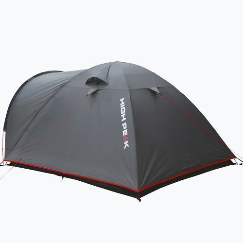 Namiot kempingowy 4-osobowy High Peak Nevada 4 dark grey/red