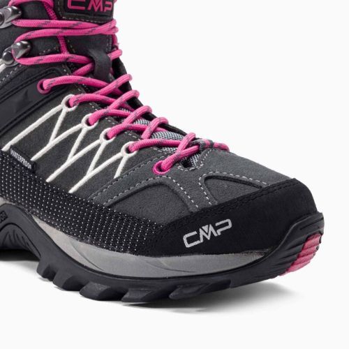 Buty trekkingowe damskie CMP Rigel Mid Wp grey/fuxia/ice