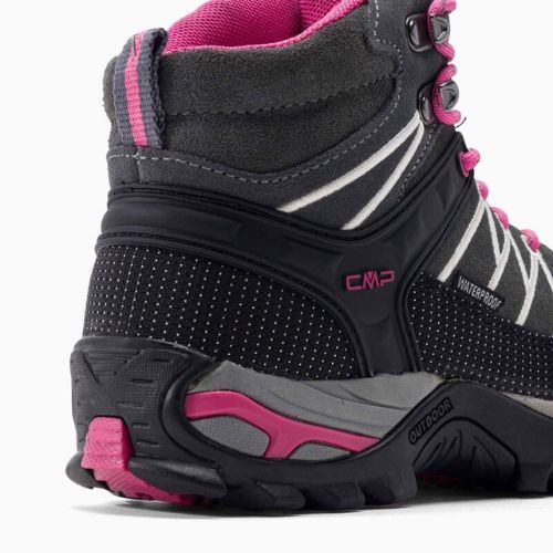 Buty trekkingowe damskie CMP Rigel Mid Wp grey/fuxia/ice