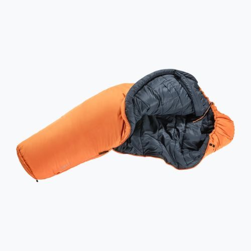 Śpiwór deuter Orbit -5° regular/left mandarine/ink