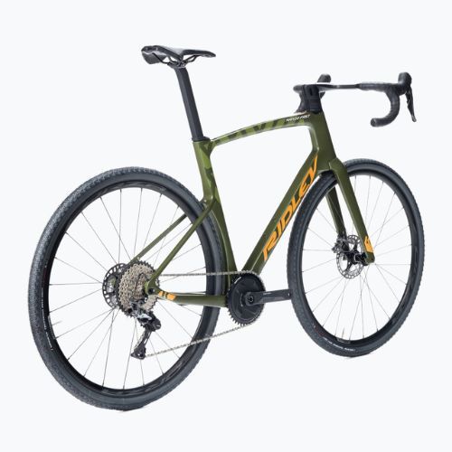 Rower gravelowy Ridley Kanzo Fast GRX800 1x KAF01As green/gold/green