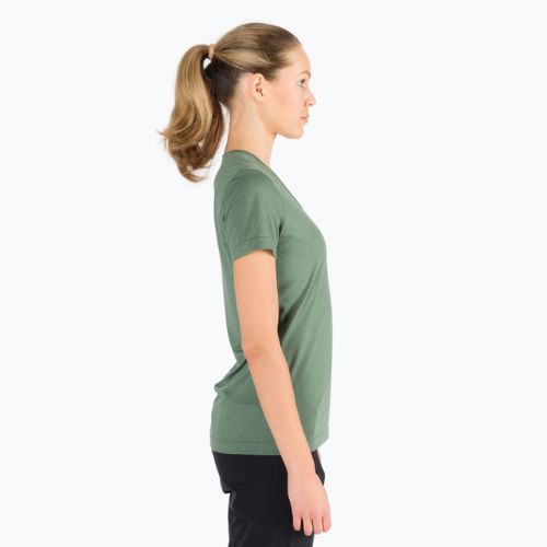 Koszulka trekkingowa damska Jack Wolfskin Crosstrail Tomen hedge green