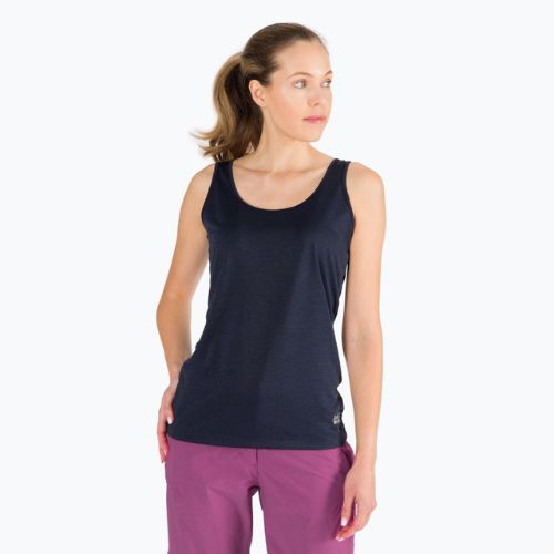 Koszulka trekkingowa damska Jack Wolfskin Pack & Go Tank 2022 night blue