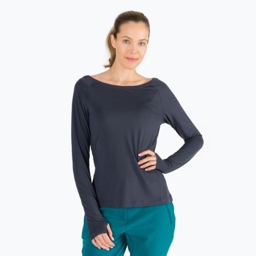 Longsleeve trekkingowy damski Jack Wolfskin Tasman graphite