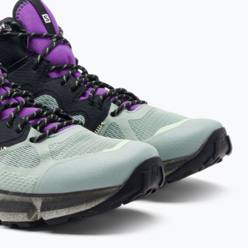 Buty turystyczne męskie Salomon Predict Hike Mid GTX black/aqua gray
