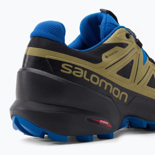 Buty do biegania męskie Salomon Speedcross 5 GTX black/green moss/skydiver