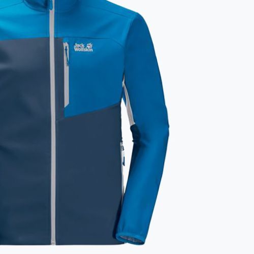 Kurtka softshell męska Jack Wolfskin Eagle Peak Ii Softshell blue pacific
