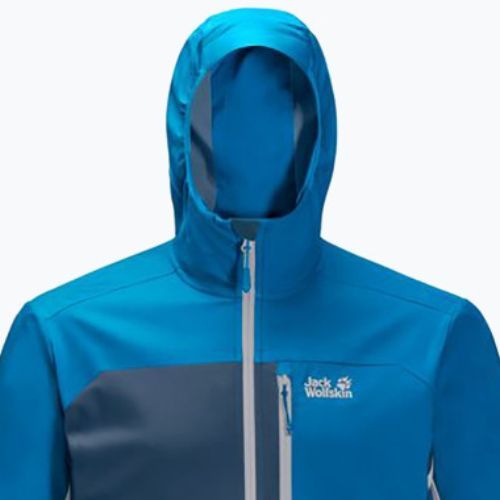 Kurtka softshell męska Jack Wolfskin Eagle Peak Ii Softshell blue pacific