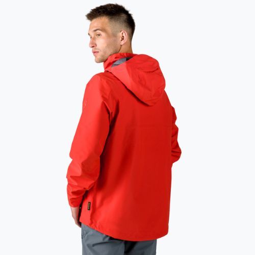 Kurtka przeciwdeszczowa męska Jack Wolfskin Evandale adrenaline red