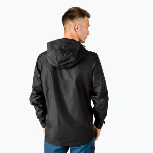 Kurtka przeciwdeszczowa męska Jack Wolfskin Evandale black