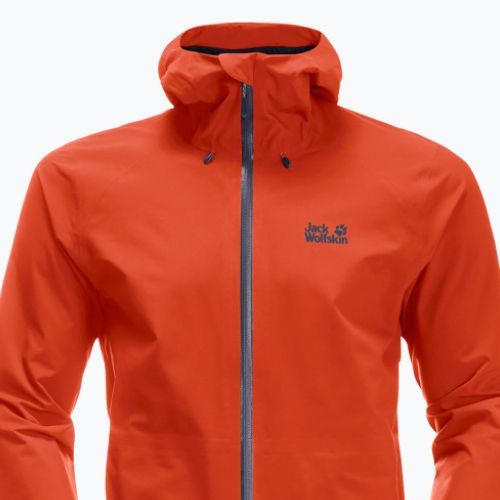 Kurtka przeciwdeszczowa męska Jack Wolfskin Highest Peak wild brier