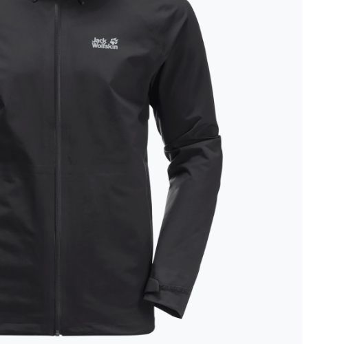 Kurtka przeciwdeszczowa męska Jack Wolfskin Highest Peak black