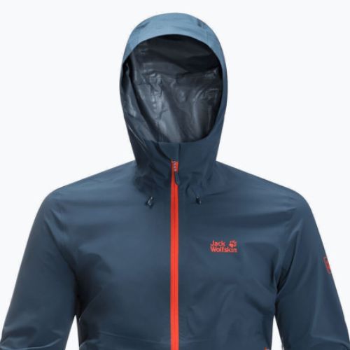 Kurtka przeciwdeszczowa męska Jack Wolfskin Highest Peak 2.5L thunder blue