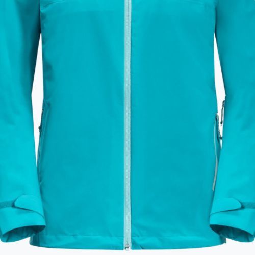 Kurtka przeciwdeszczowa damska Jack Wolfskin Highest Peak 2.5L dark aqua