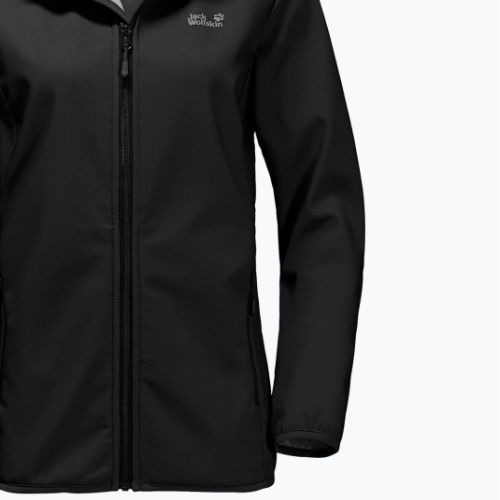 Kurtka softshell damska Jack Wolfskin Northern Pointomen black