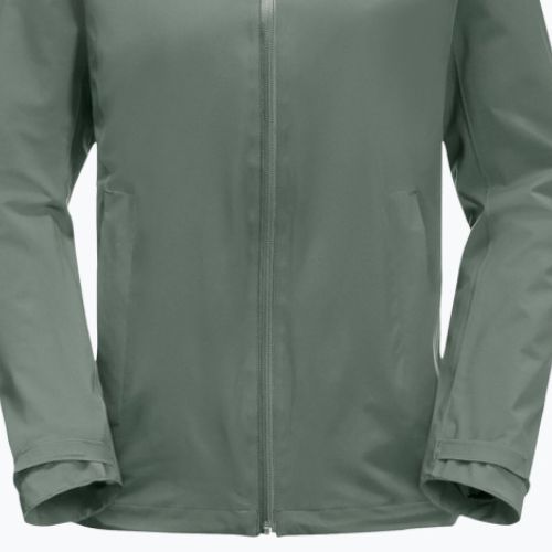 Kurtka przeciwdeszczowa damska Jack Wolfskin Pack & Go Shell hedge green
