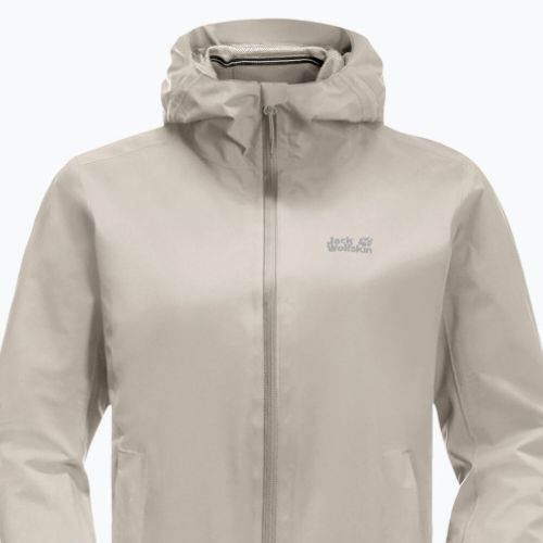 Kurtka przeciwdeszczowa damska Jack Wolfskin Pack & Go Shell dusty grey