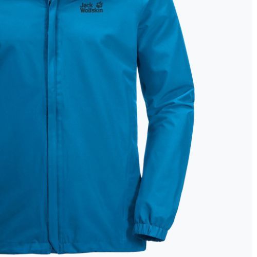 Kurtka przeciwdeszczowa męska Jack Wolfskin Stormy Point blue pacific
