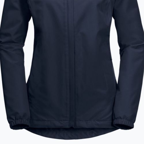 Kurtka przeciwdeszczowa damska Jack Wolfskin Stormy Point midnight blue