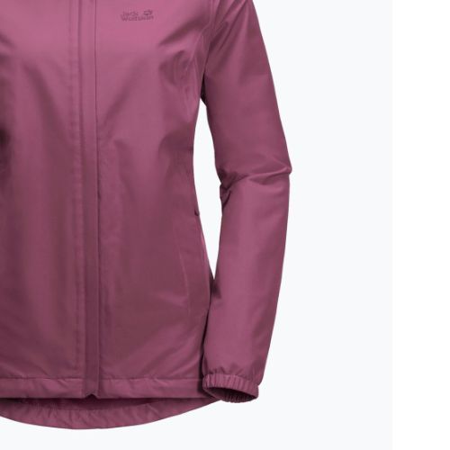 Kurtka przeciwdeszczowa damska Jack Wolfskin Stormy Point violet quartz