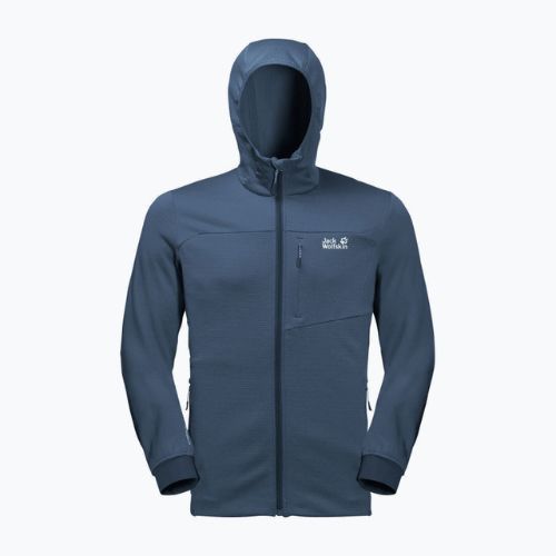 Bluza trekkingowa męska Jack Wolfskin Hydro Grid Fleece thunder blue