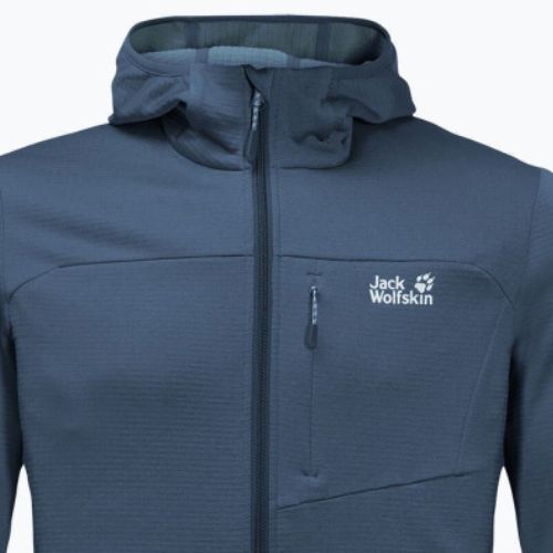Bluza trekkingowa męska Jack Wolfskin Hydro Grid Fleece thunder blue