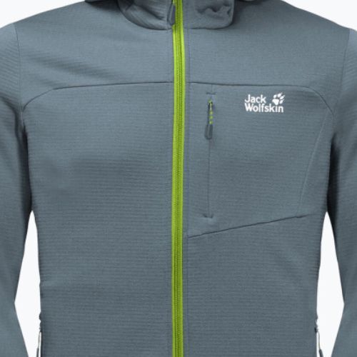Bluza trekkingowa męska Jack Wolfskin Hydro Grid Fleece storm grey