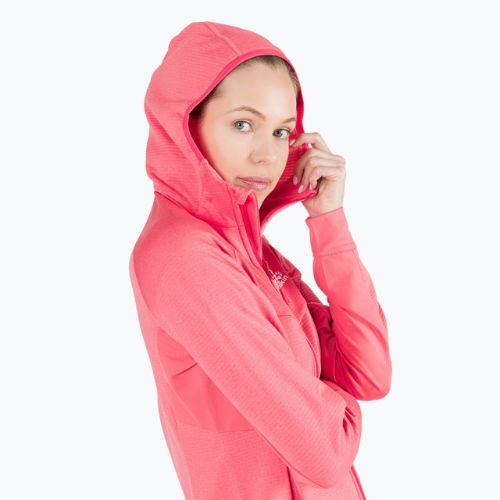 Bluza trekkingowa damska Jack Wolfskin Hydro Grid Fleece desert rose