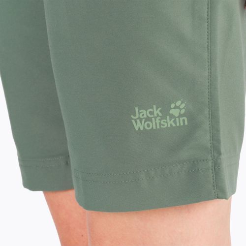 Spodenki trekkingowe damskie Jack Wolfskin Activate Track hedge green