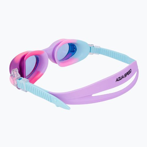 Okulary do pływania dziecięce AQUA-SPEED Pegaz fioletowe/różowe/morskie