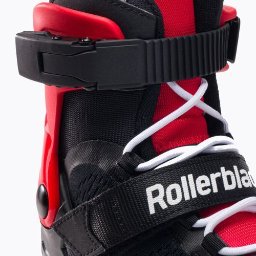 Rolki dziecięce Rollerblade Microblade Jr black/red