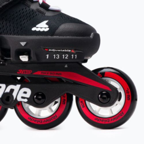 Rolki dziecięce Rollerblade Microblade Jr black/red