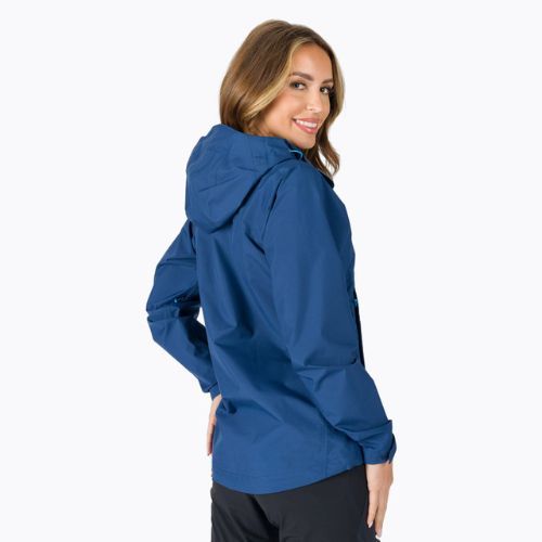 Kurtka przeciwdeszczowa damska Rab Downpour Eco nightfall blue