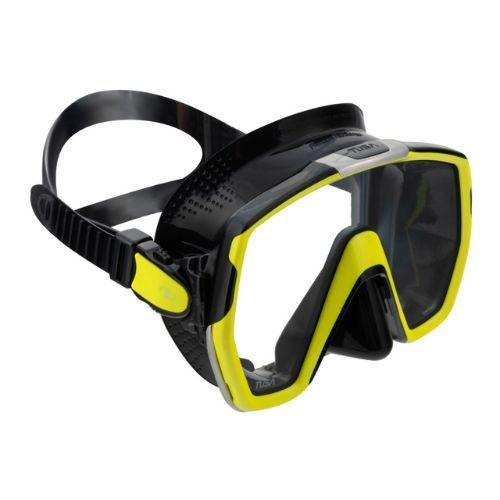 Maska do nurkowania TUSA Freedom HD żółta/czarna