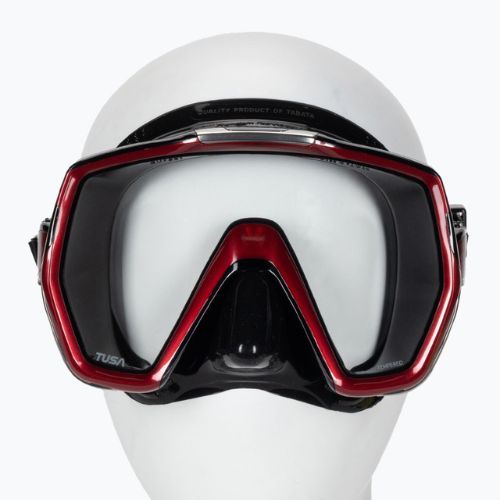 Maska do nurkowania TUSA Freedom HD red/black