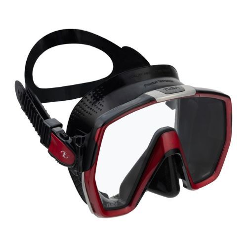 Maska do nurkowania TUSA Freedom HD czerwona/czarna
