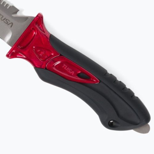Nóż do nurkowania TUSA X-Pert II FK-940 czarny/czerwony