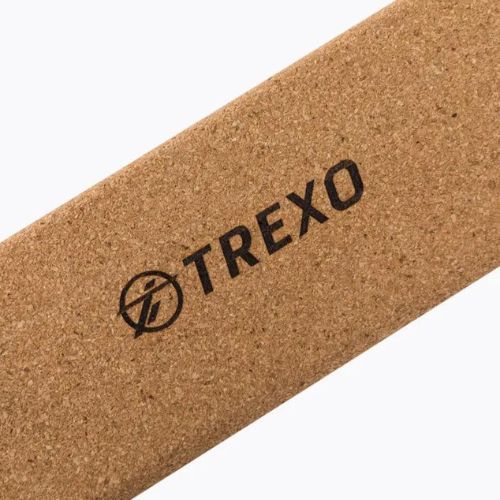 Kostka do jogi TREXO YB-75 brązowa