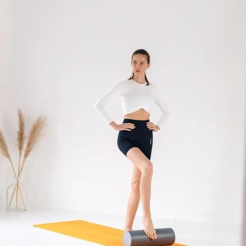 Wałek do masażu XTREXO EVA MR-EV02Z grafitowy