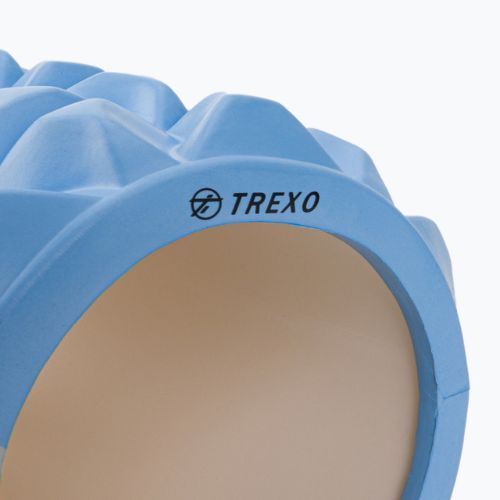 Wałek do masażu TREXO EVA PVC niebieski