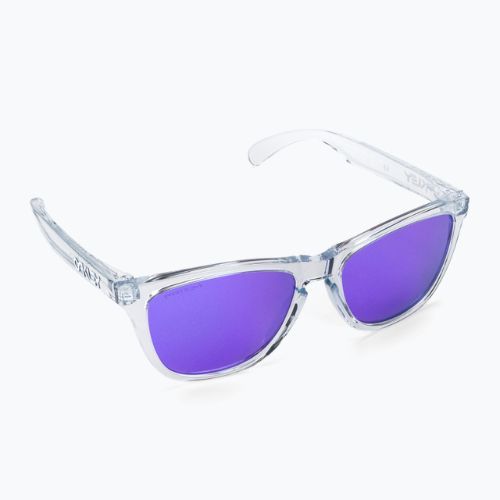 Okulary przeciwsłoneczne Oakley Frogskins polished clear/prizm violet