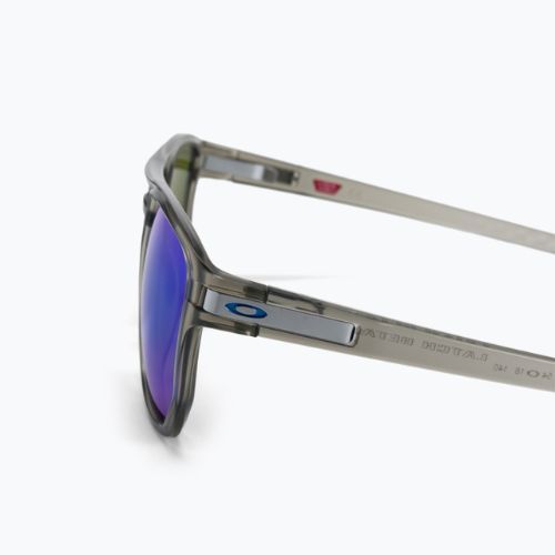 Okulary przeciwsłoneczne Oakley Latch Beta matte grey ink/prizm sapphire polarized