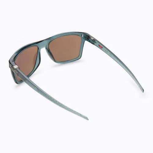 Okulary przeciwsłoneczne Oakley Leffingwell crystal black/prizm deep water polar