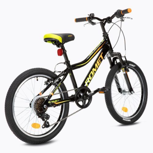 Rower dziecięcy Romet Rambler 20 Kid 2 czarny/pomarańczowy