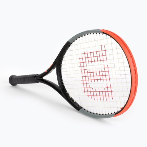 Rakieta tenisowa Wilson Burn 100 V4.0 black/grey/orange